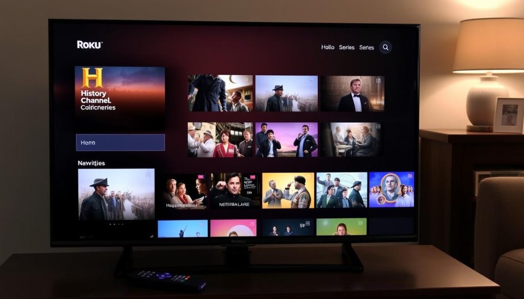 History Channel Roku App Navigation