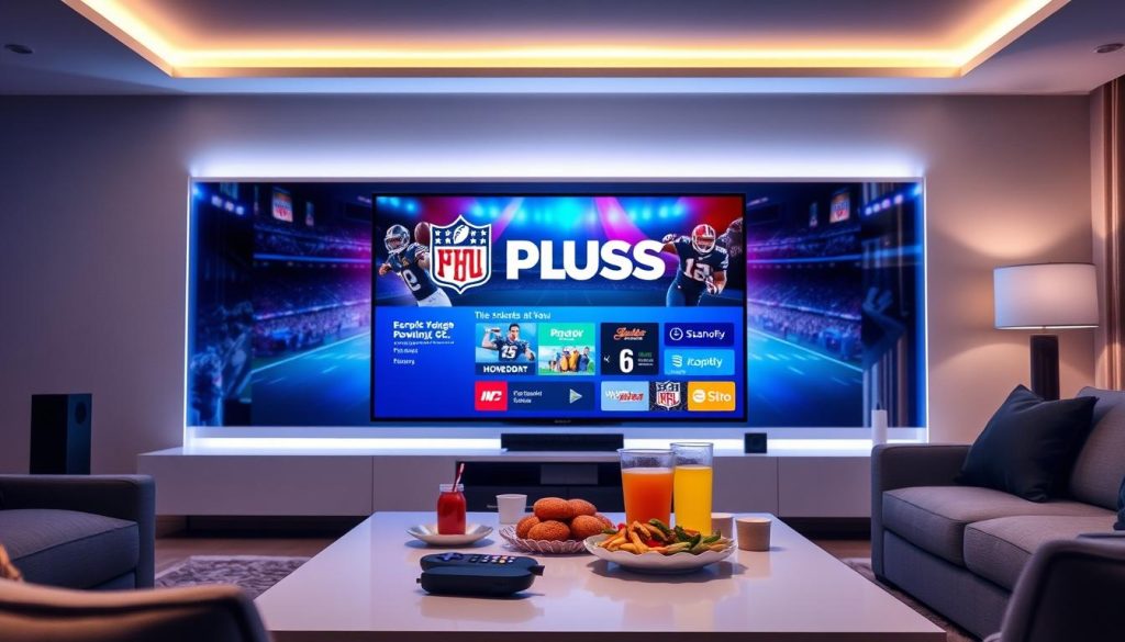 NFL Plus Roku Interface Navigation