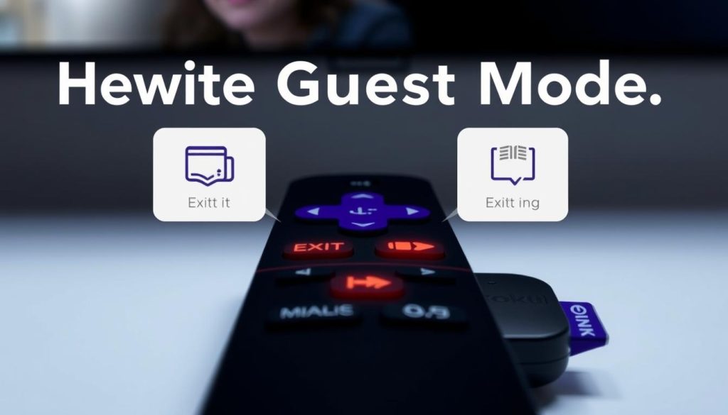 Roku Remote Guest Mode Exit Methods