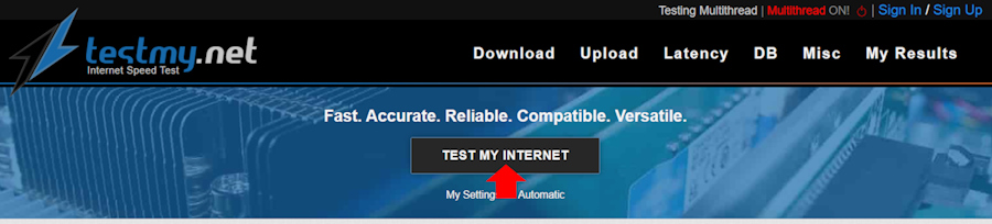 How Do I Check My Internet Connection Speed Using Testmynet