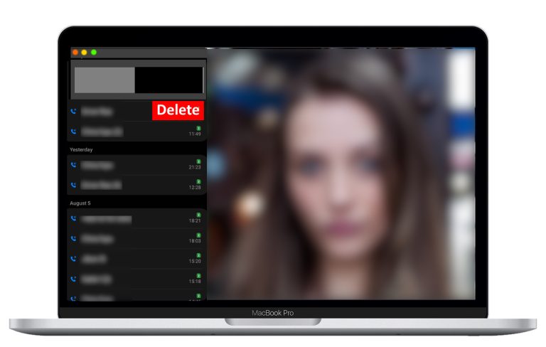 How To Delete Facetime Calls on MacBook?