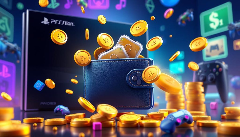 Adding funds to PlayStation wallet