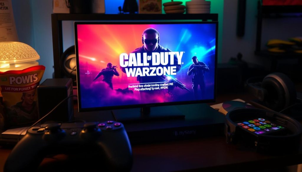 Call of Duty Warzone installation on PlayStation