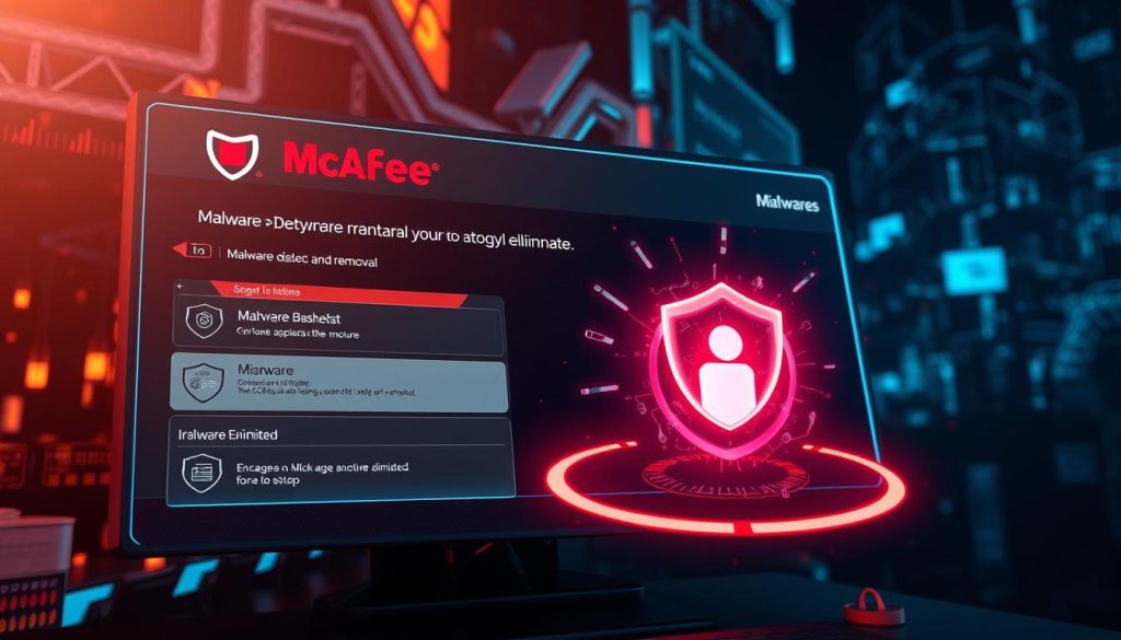 McAfee malware detection and removal