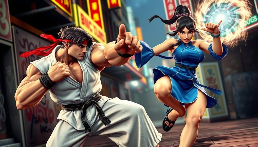 Ryu and Chun-Li in Street Fighter 6