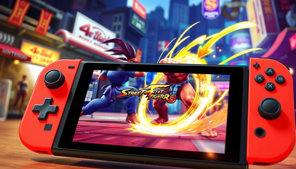 Street Fighter 6 gameplay on Nintendo Switch