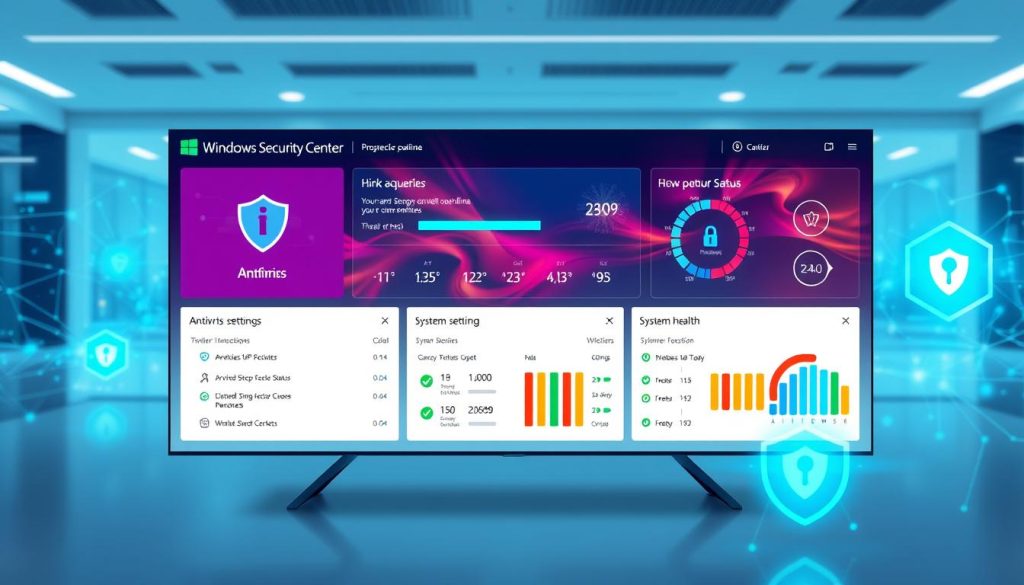 Windows Security Center dashboard