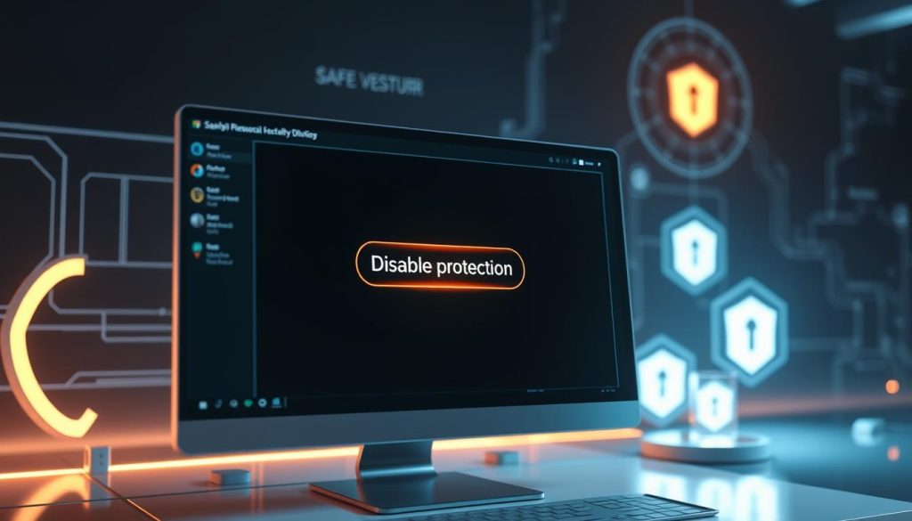 avast turn off protection safely