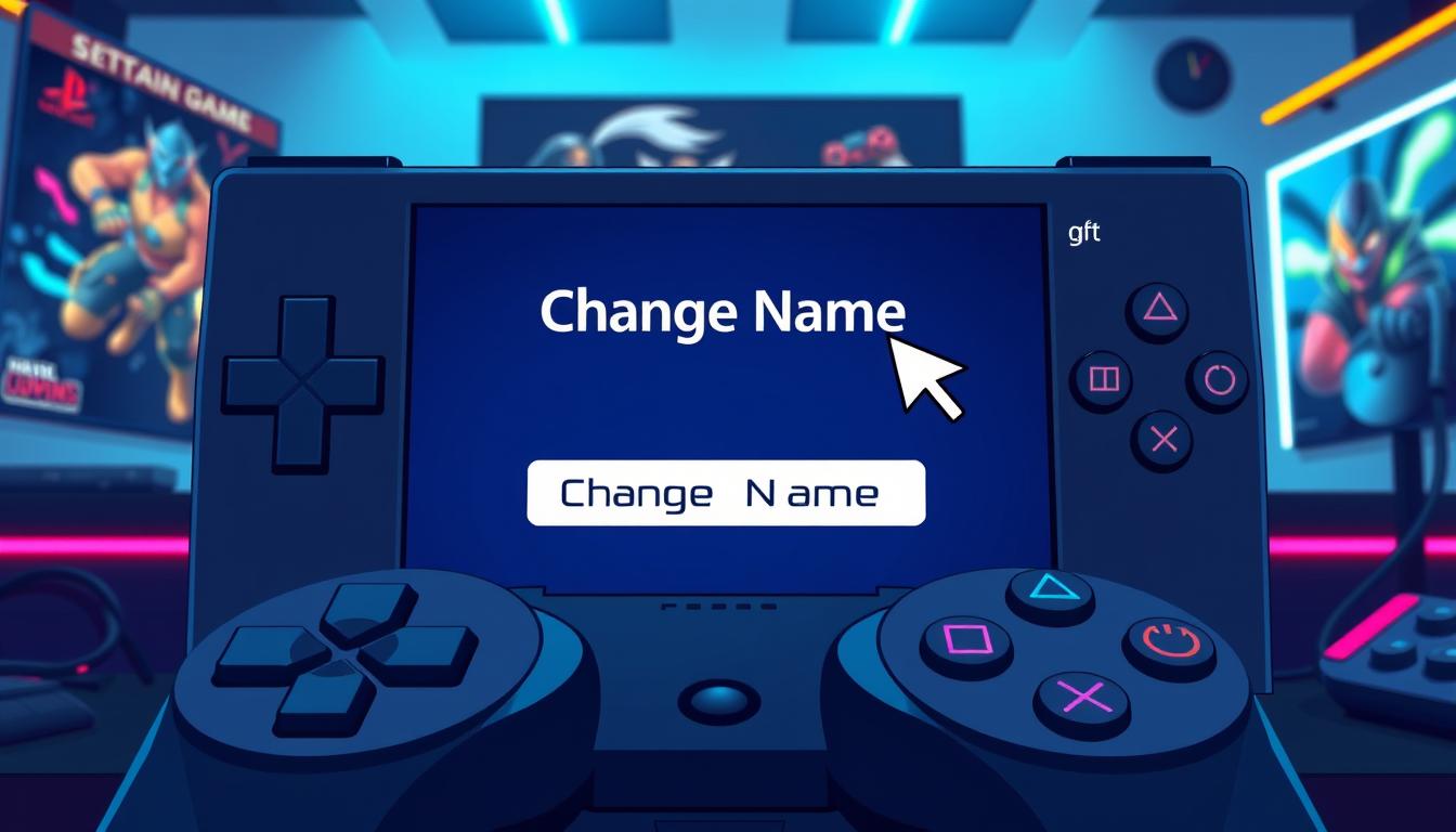 how to change playstation name