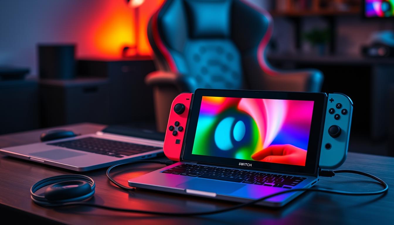 how to connect nintendo switch to laptop