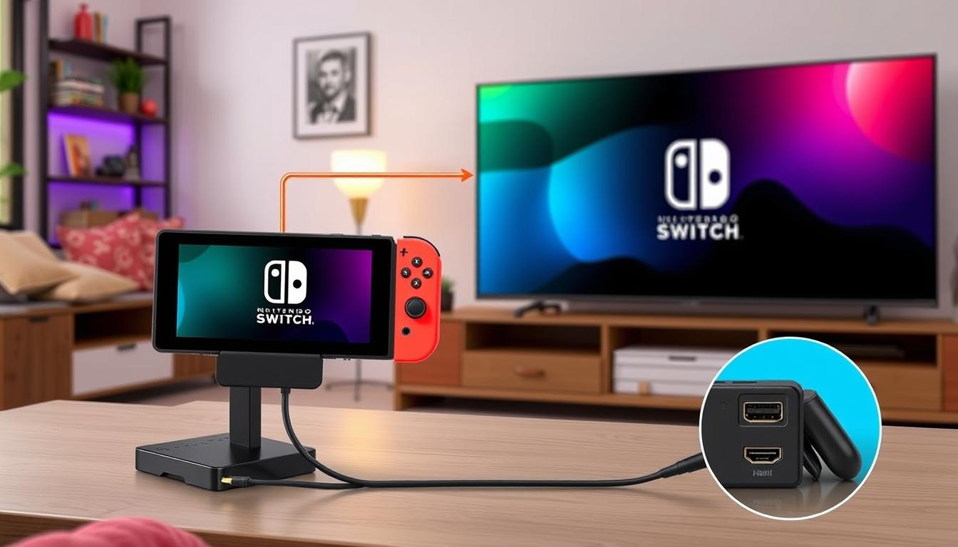 how to connect nintendo switch to tv