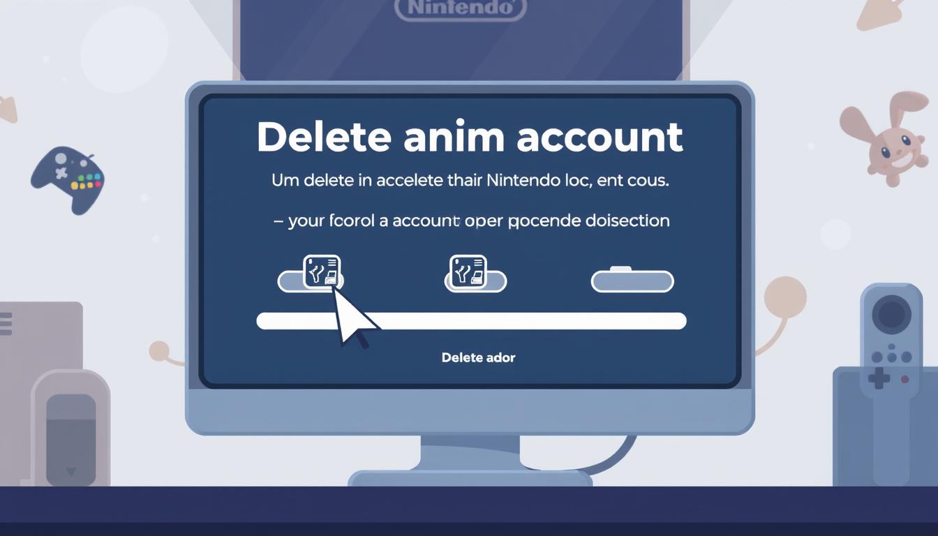 how to delete nintendo account