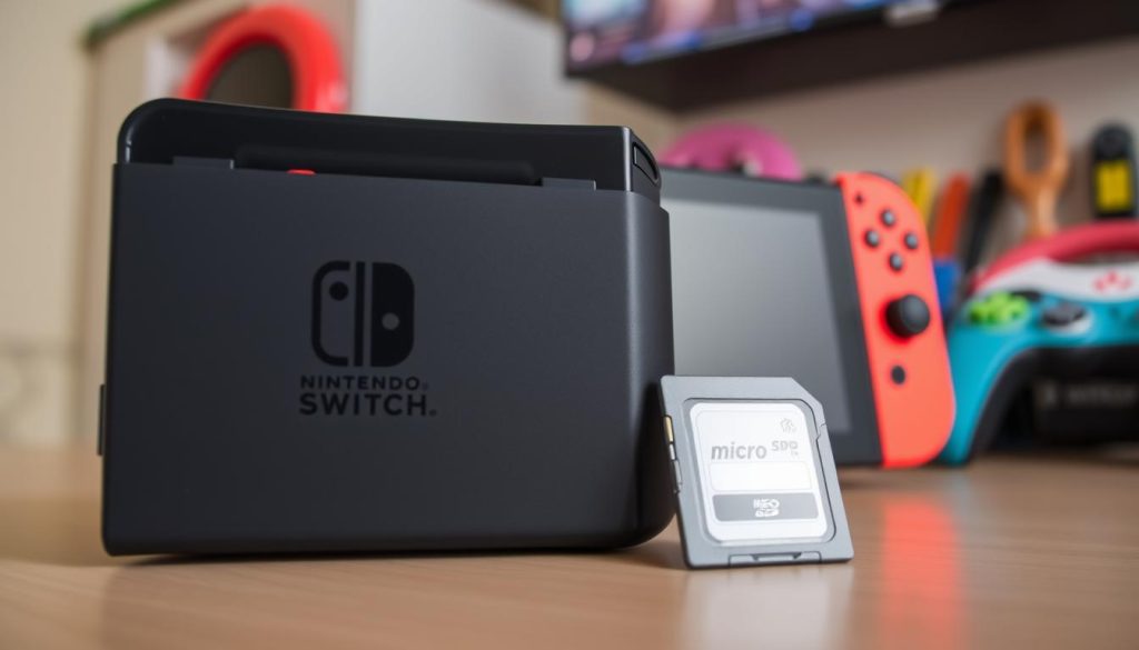 nintendo switch micro sd card installation