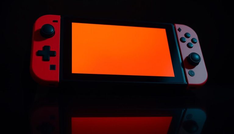 why is my nintendo switch screen orange