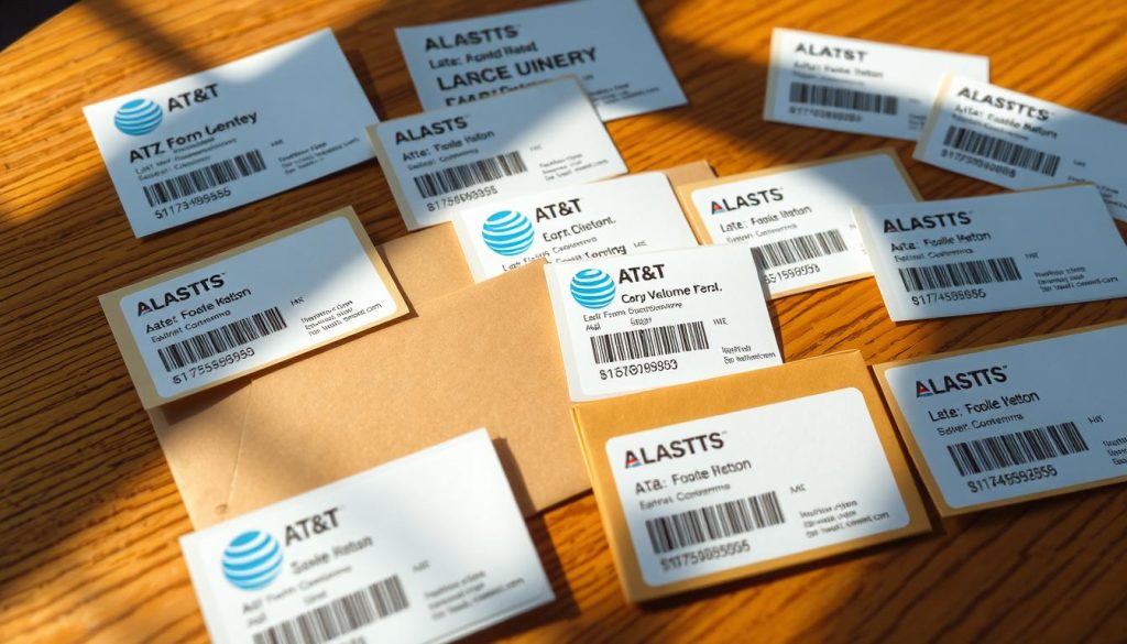 AT&T return labels