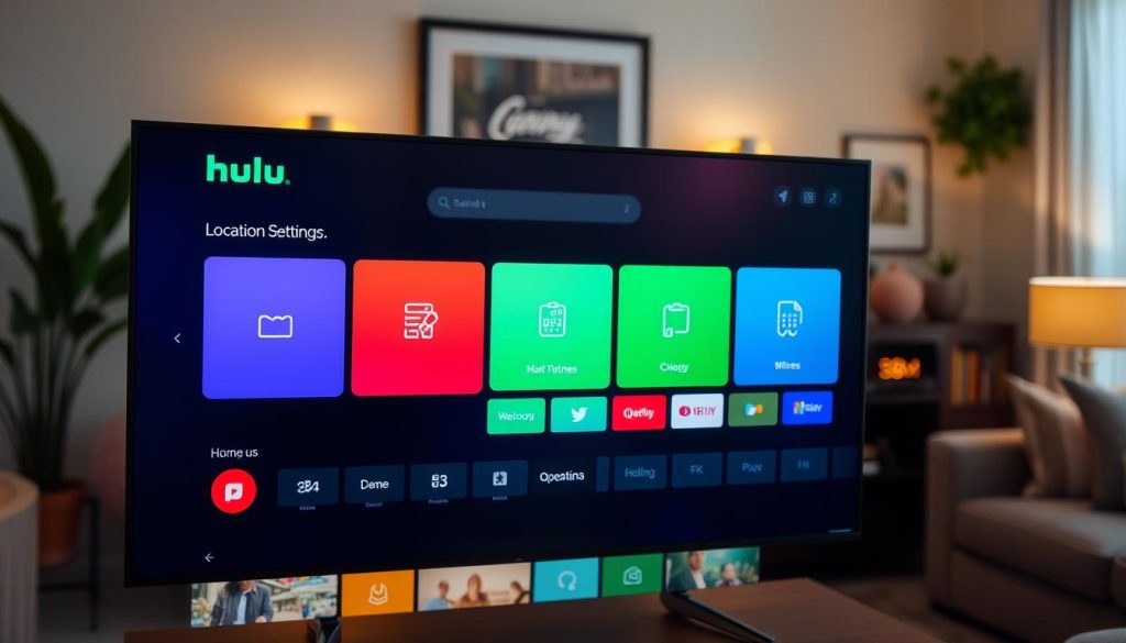 Hulu location settings on smart TV