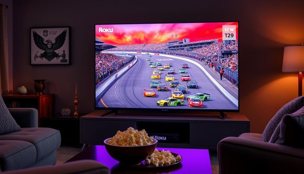 NASCAR streaming on Roku apps