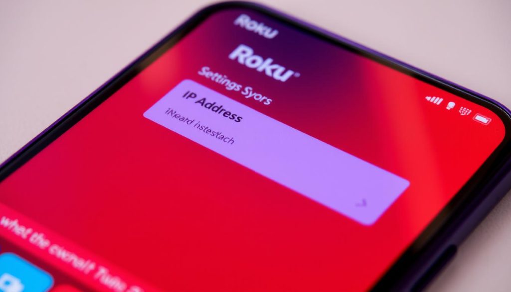 Roku mobile app IP address settings