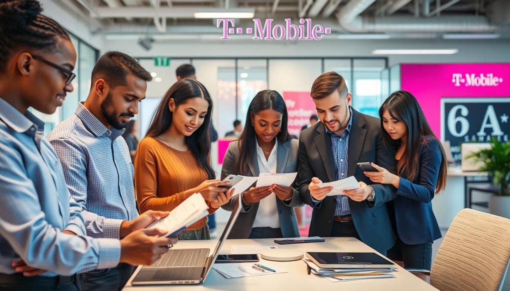 T Mobile corporate enrollment process