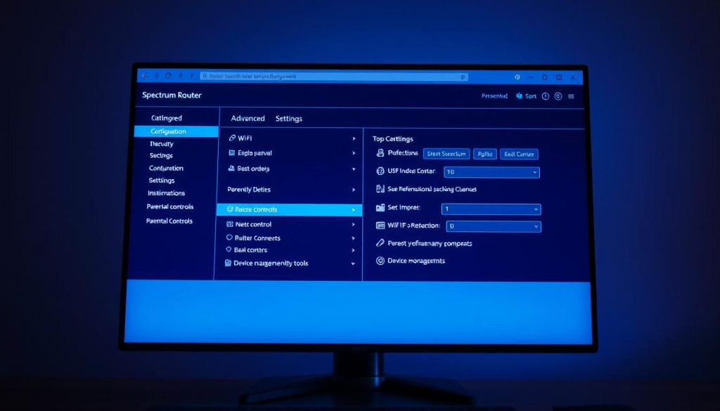 advanced spectrum router settings