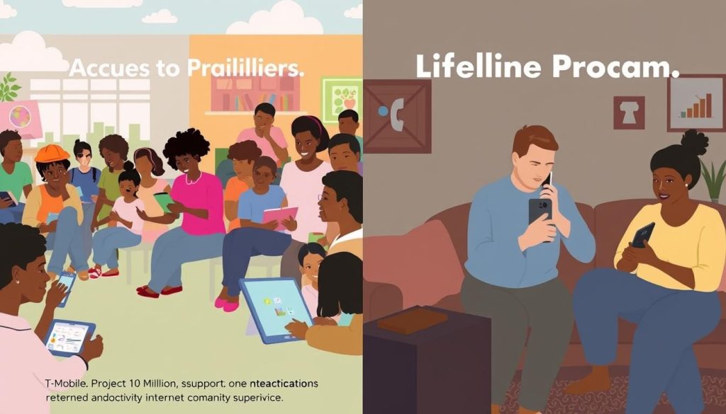 compare Lifeline and Project 10 Million