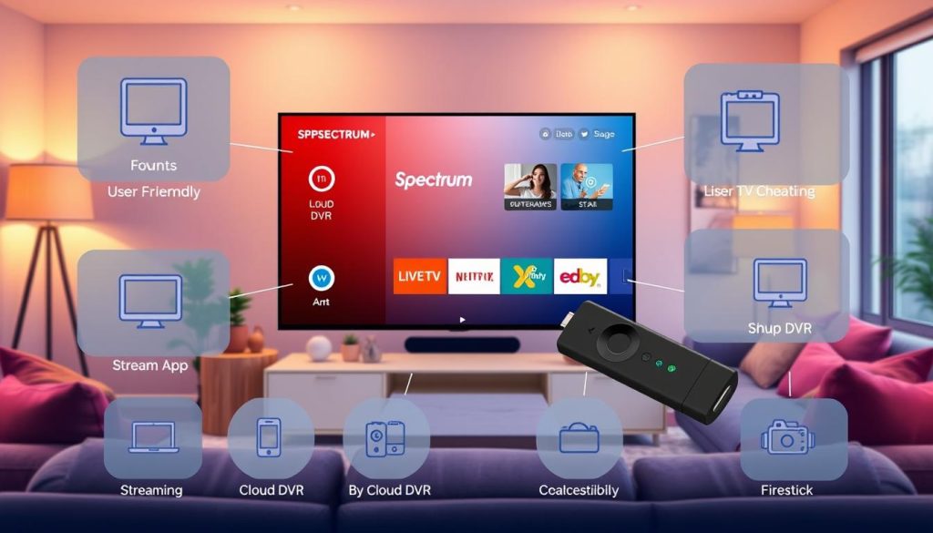 features of spectrum tv on firestick