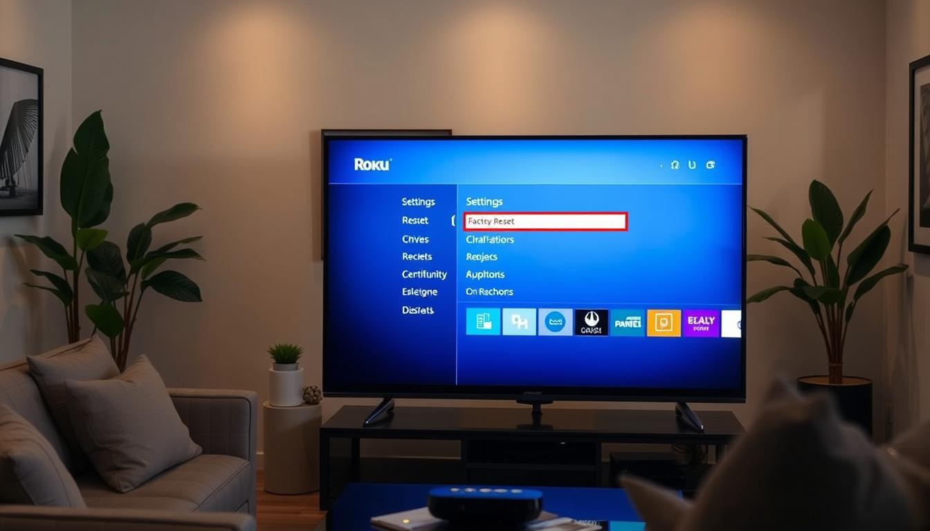 how to factory reset onn roku tv without remote