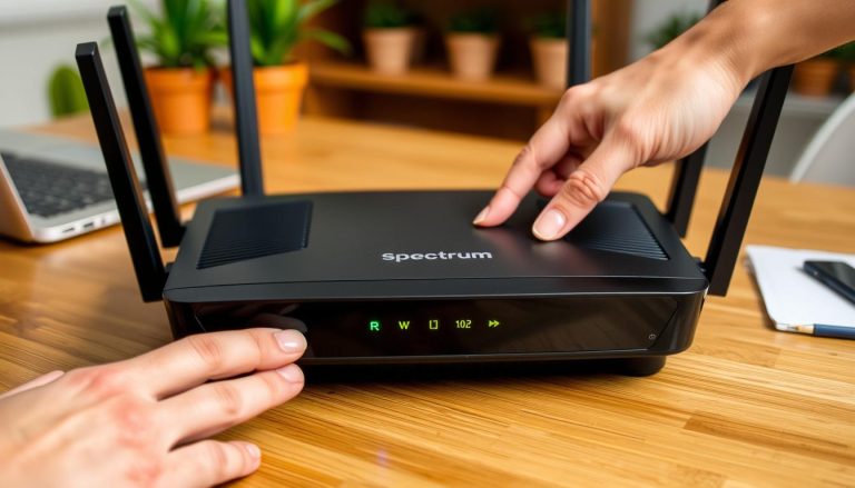 how to reset spectrum router