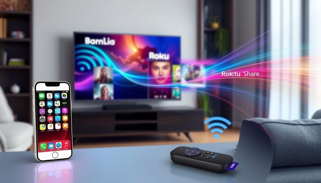 iPhone Roku wireless screen sharing methods