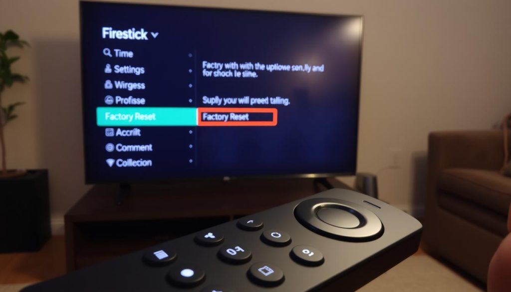 reset Firestick to factory defaults