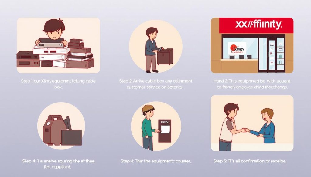 returning xfinity equipment step-by-step