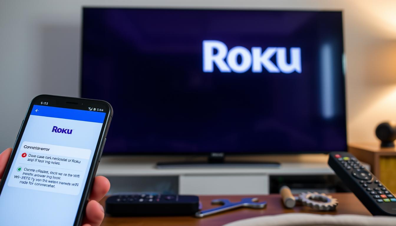 roku app won't connect to tv