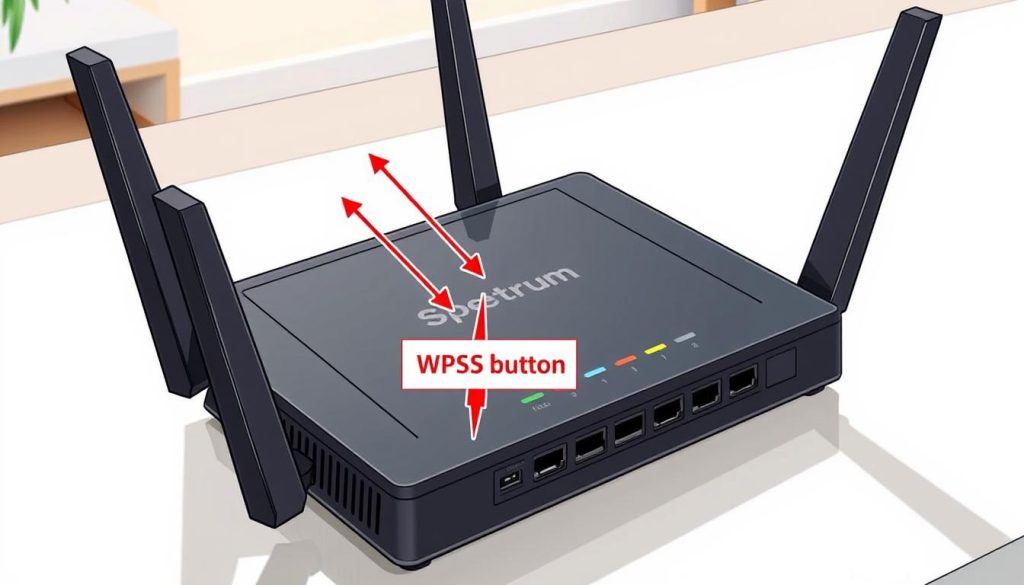 spectrum router wps button guide