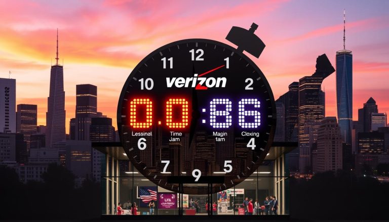 what time verizon close