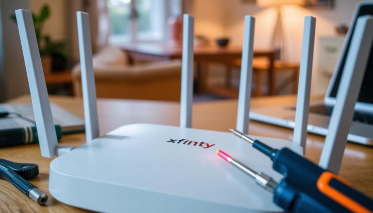 why is my xfinity router blinking orange